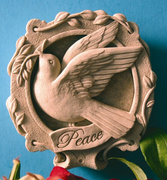 Dove Of Peace Wall Plaque Sculpture